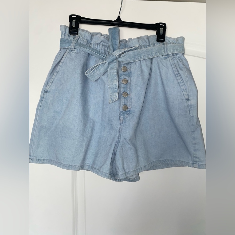 Loft Blue Paperbag Shorts!